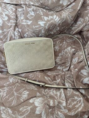 Michael Kors Beige Crossbody Bag